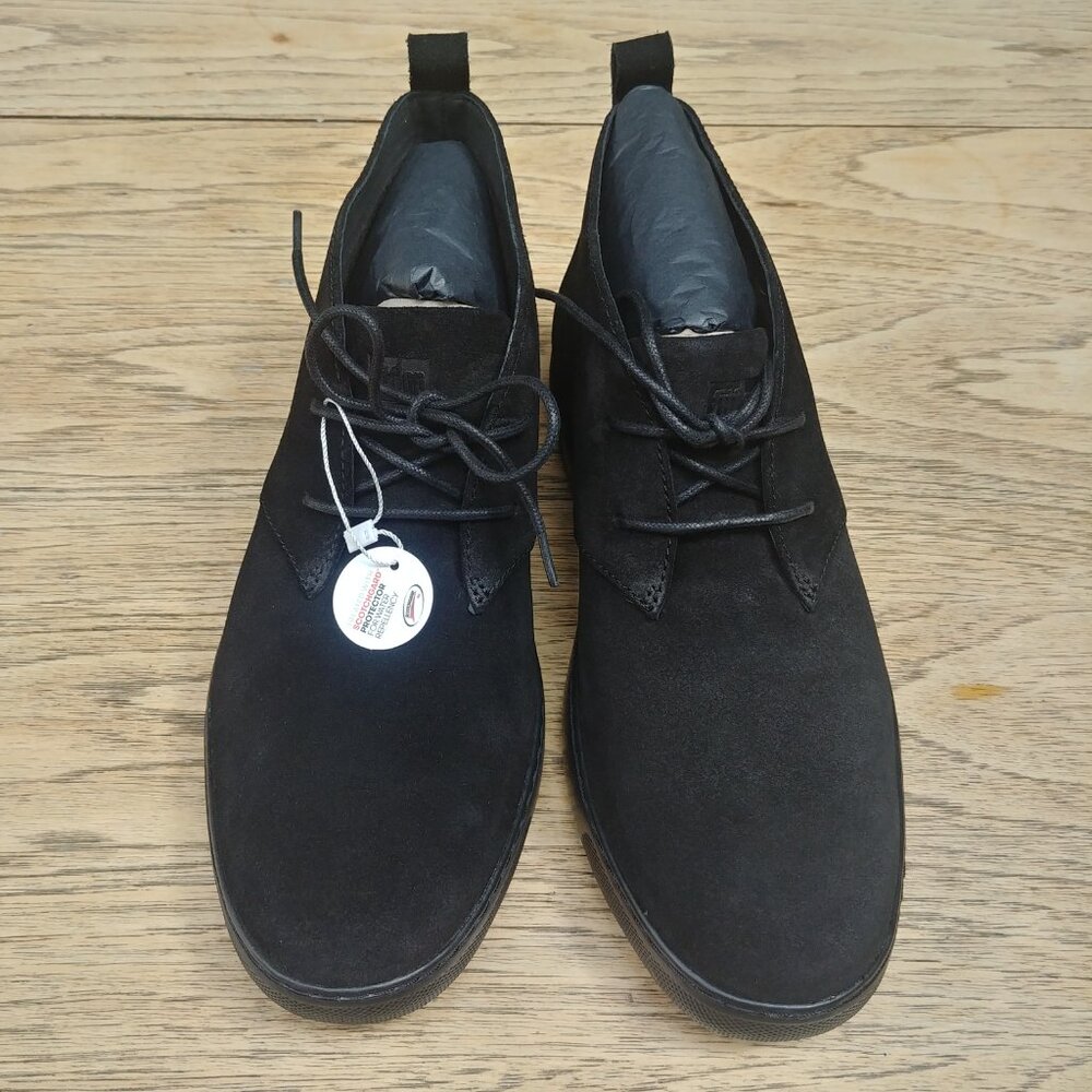 NEW IN BOX Fit Flop Men Size 11 Zackery Black Suede Chukka Boot - Picture 4 of 9